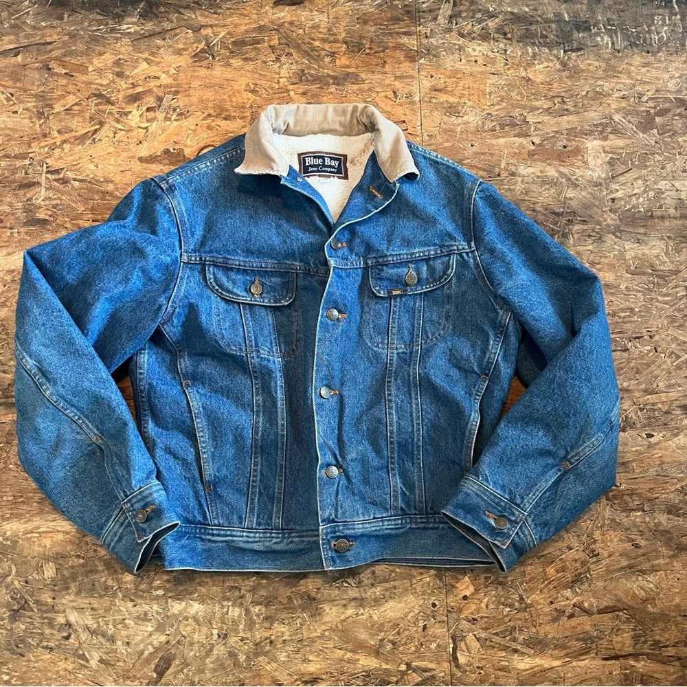 Blue bay fleece lined jean jacket